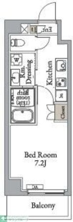 メトロステージ亀有の物件間取画像